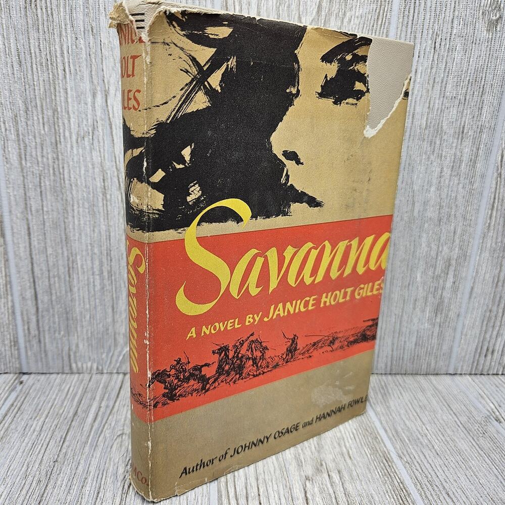 Vintage Savanna Janice Holt Giles Historical Fiction Hardcover 1961 Dust Jacket